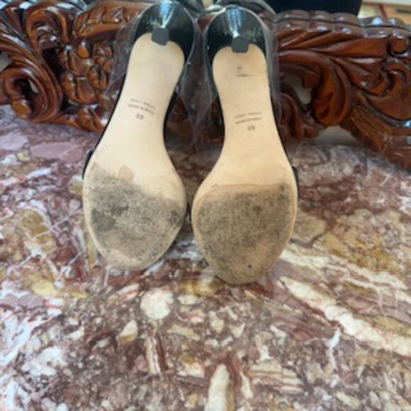 Konstantina Tzovolou Principessa Mule Leather and PVC Strap Size 39 Condition A+ - Picture 5 of 5